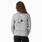 Soccer Tshirt Long Sleeve - Skeleton Striker (Back Design)