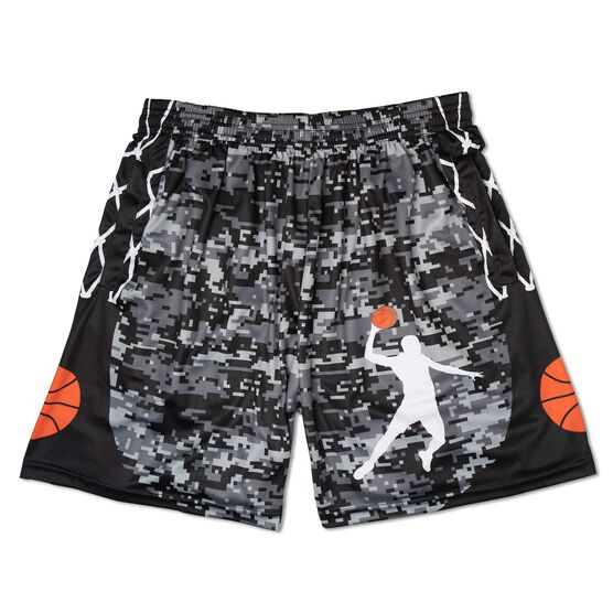 Digital Camo Basketball Shorts