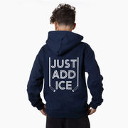 Hockey Hooded Sweatshirt - Just Add Ice™ (Back Design)