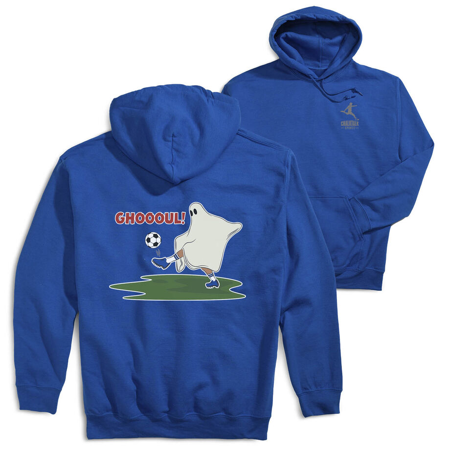 Soccer Hooded Sweatshirt - Soccer Ghoul (Back Design)
