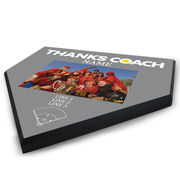 Softball Home Plate Plaque - Thank You Coach Photo