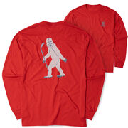 Hockey Tshirt Long Sleeve - Yeti (Back Design)