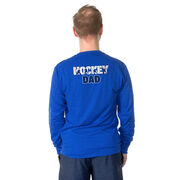 Hockey Tshirt Long Sleeve - Hockey Dad Life (Back Design) 