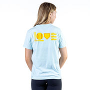 Softball Short Sleeve T-Shirt - Love To Play (Back Design)