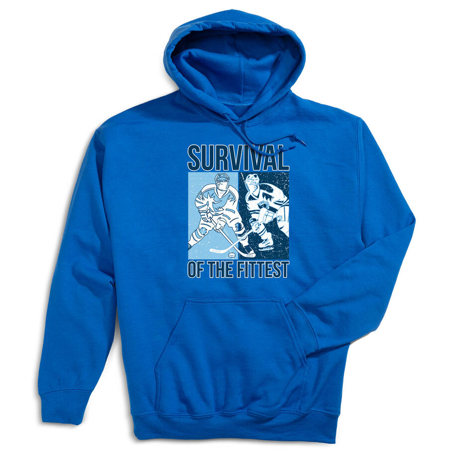 Hockey Hooded Sweatshirt - Survival of the Fittest