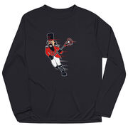 Guys Lacrosse Long Sleeve Performance Tee - Crushing Goals