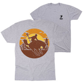 Guys Lacrosse Short Sleeve T-Shirt - Giddy-Up (Back Design)