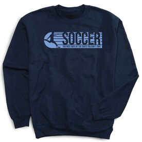 Soccer Crew Neck Sweatshirt - 100% Of The Shots