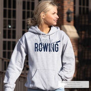 Crew Hooded Sweatshirt - I'd Rather Be Rowing