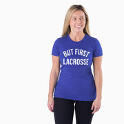 Lacrosse Women's Everyday Tee - But First Lacrosse
