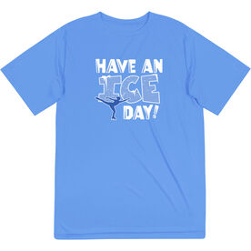 Figure Skating Short Sleeve Performance Tee - Have An Ice Day