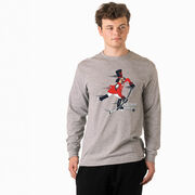 Hockey Tshirt Long Sleeve - Crushing Goals