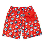 Soccer Swim Trunks - All American