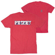 Hockey Short Sleeve T-Shirt - Hockey Life (Back Design)