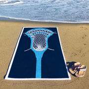 Guys Lacrosse Beach Towel - Lax Time