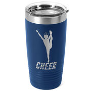 Cheerleading 20 oz. Double Insulated Tumbler - Cheer Silhouette