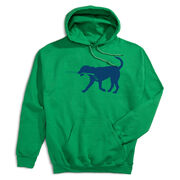 Hockey Hooded Sweatshirt - Rocky The Hockey Dog