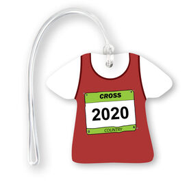 Cross Country Jersey Bag/Luggage Tag - Personalized Singlet