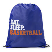 Basketball Drawstring Backpack Eat. Sleep. Basketball.