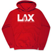 Guys Lacrosse Hooded Sweatshirt - I'd Rather Lax