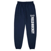 Field Hockey Fleece Sweatpants - Field Hockey With Sticks