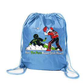 Baseball Sport Pack Cinch Sack - How The Pinch Stole Home