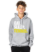 Tennis Hooded Sweatshirt - Eat. Sleep. Tennis.