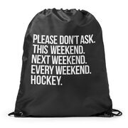 Hockey Drawstring Backpack - All Weekend Hockey