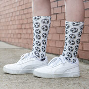 Soccer Graphic Flex Mid-Calf Socks - Striker