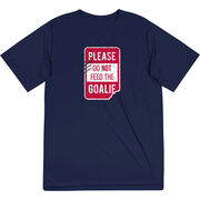 Hockey Short Sleeve Performance Tee - Don't Feed The Goalie