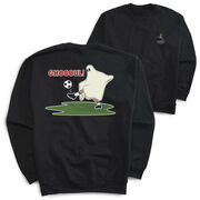 Soccer Crewneck Sweatshirt - Soccer Ghoul (Back Design)