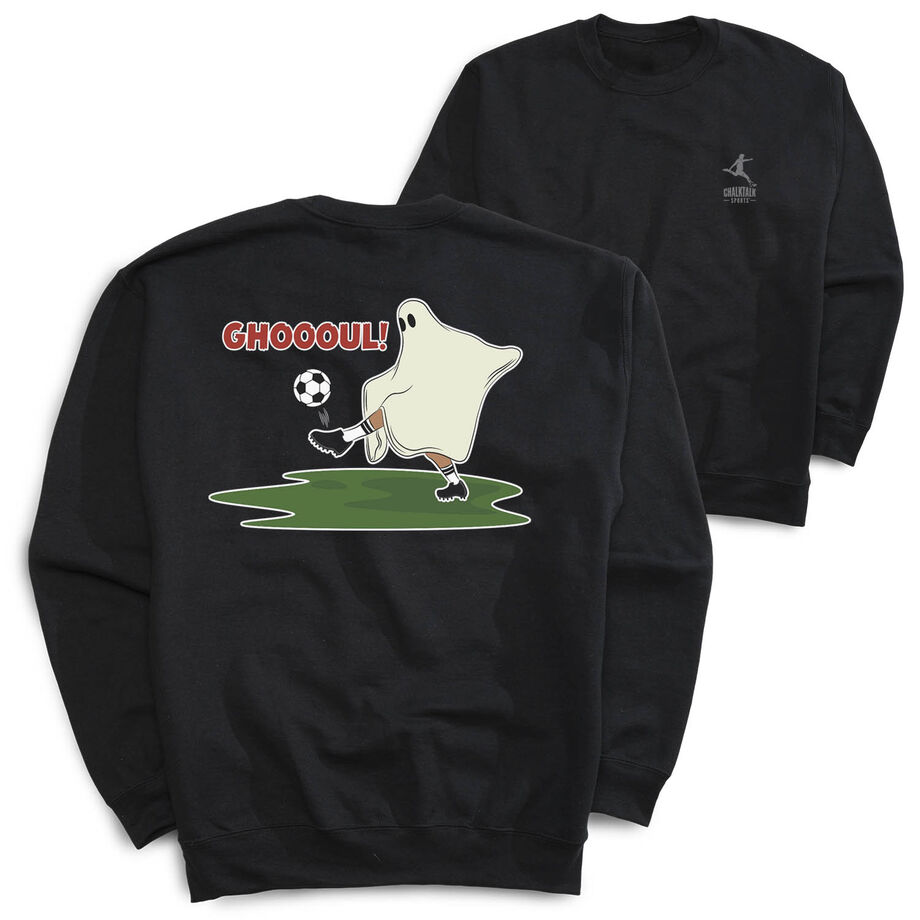 Soccer Crewneck Sweatshirt - Soccer Ghoul (Back Design)