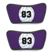 Volleyball Repwell&reg; Sandal Straps - Volleyball with Number