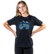 Skiing & Snowboarding Short Sleeve T-Shirt - The Mountains Are Calling