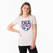 Soccer Women's Everyday Tee - Soccer USA