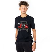Guys Lacrosse Short Sleeve T-Shirt - Chillax Cruiser
