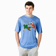 Guys Lacrosse Short Sleeve Performance Tee - Checking It Twice Lacrosse