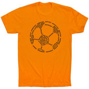 Soccer T-Shirt Short Sleeve - Soccer Words