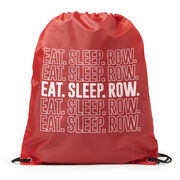 Crew Drawstring Backpack Eat. Sleep. Row.