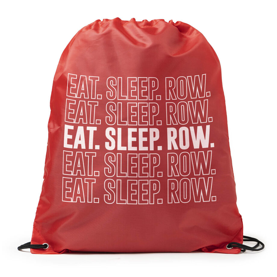 Crew Drawstring Backpack Eat. Sleep. Row.