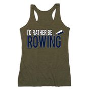 Crew Women's Everyday Tank Top - I'd Rather Be Rowing