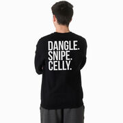 Hockey Crewneck Sweatshirt - Dangle Snipe Celly (Back Design)