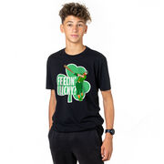Baseball Short Sleeve T-Shirt - Feelin' Lucky Baseball
