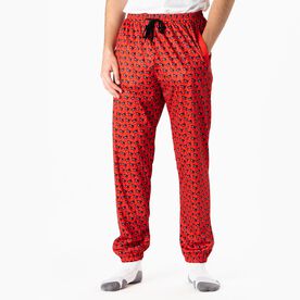 Guys Lacrosse Lounge Pants - Max The Lax Dog