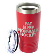 Hockey 20 oz. Double Insulated Tumbler - Personalized Eat Sleep Hockey