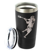 Guys Lacrosse 20 oz. Double Insulated Tumbler - Player Silhouette