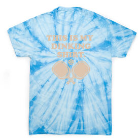 Pickleball Short Sleeve T-Shirt - This Is My Dinking Shirt Tie-Dye