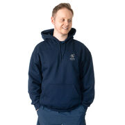 Hockey Hooded Sweatshirt - Hockey Dad Sticks (Back Design)