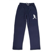 Baseball Fleece Sweatpants - Batter Silhouette