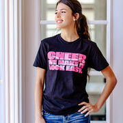 Cheerleading Short Sleeve T-Shirt - We Make It Look Easy